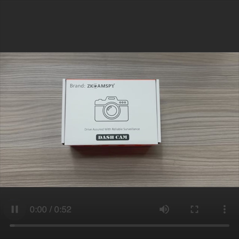 Dashcam Voiture Avant & Arrière WiFi - Vision Nuit 1080P